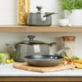thumbnail image 2 of Rachael Ray Cityscapes Porcelain Enamel Nonstick 12 Pc Cookware Set, Sea Salt Gray, 2 of 5
