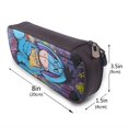 thumbnail image 3 of Eeyore Art Pencil Case Leather Holder Office Buggy Pouch Zipper Pen Stationery Bags, 3 of 6
