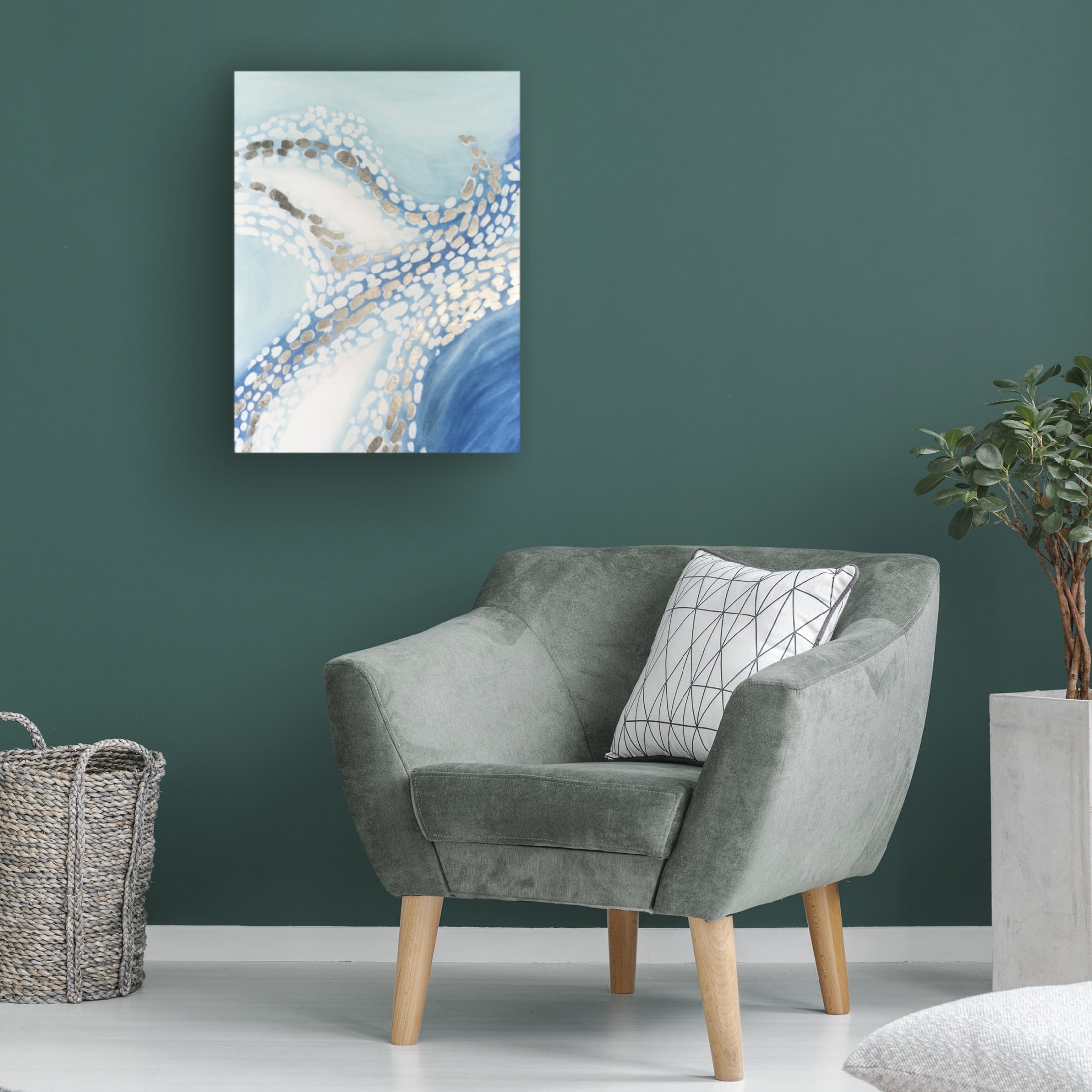Canvas Wall Art - Vanna Lam 'Teeming I' Wall Art for Living Room, Bedroom, or Office Décor by Trademark Fine Art - 24 x 32 Inches
