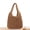 Brown, variant on Yoyauz Women's Grass Woven Beach Bag - Women's Beach Handmade Woven Handbag, Summer Mesh Hollow Shoulder Bag, Suitable for Holidays