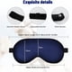 thumbnail image 3 of Máscara para dormir, máscara de seda para los ojos con correa ajustable, máscara de satén opaca para dormir para hombres y mujeres, cómoda máscara para los ojos con antifaz para dormir por, 3 of 6