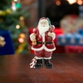 thumbnail image 5 of Christmas Resin Santa Claus Figurine Holiday Xmas Party Tabletop Decoration Statue for Festive Home Decor, 5 of 6
