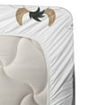 thumbnail image 3 of Ambesonne Colorful Fitted & Top Sheet Set with Sham, Comic Koala Fox Faces, Multi, 3 of 4