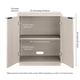 thumbnail image 5 of Evelyn&Zoe Modern/Contemporary 28" Wide Alder White Accent Cabinet, 5 of 7