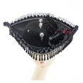 thumbnail image 2 of Slccxzc Fabric Tricorn Pirate Hat Lace Floral Decor Adult Headwear, 2 of 7