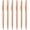 Rose Gold 2, variant on 6 Pieces Rose Gold Slim Metal Ballpoint Pen, 1mm Medium Point Black Ink Smooth Writing, for Business Office Teacher Student Wedding Guest