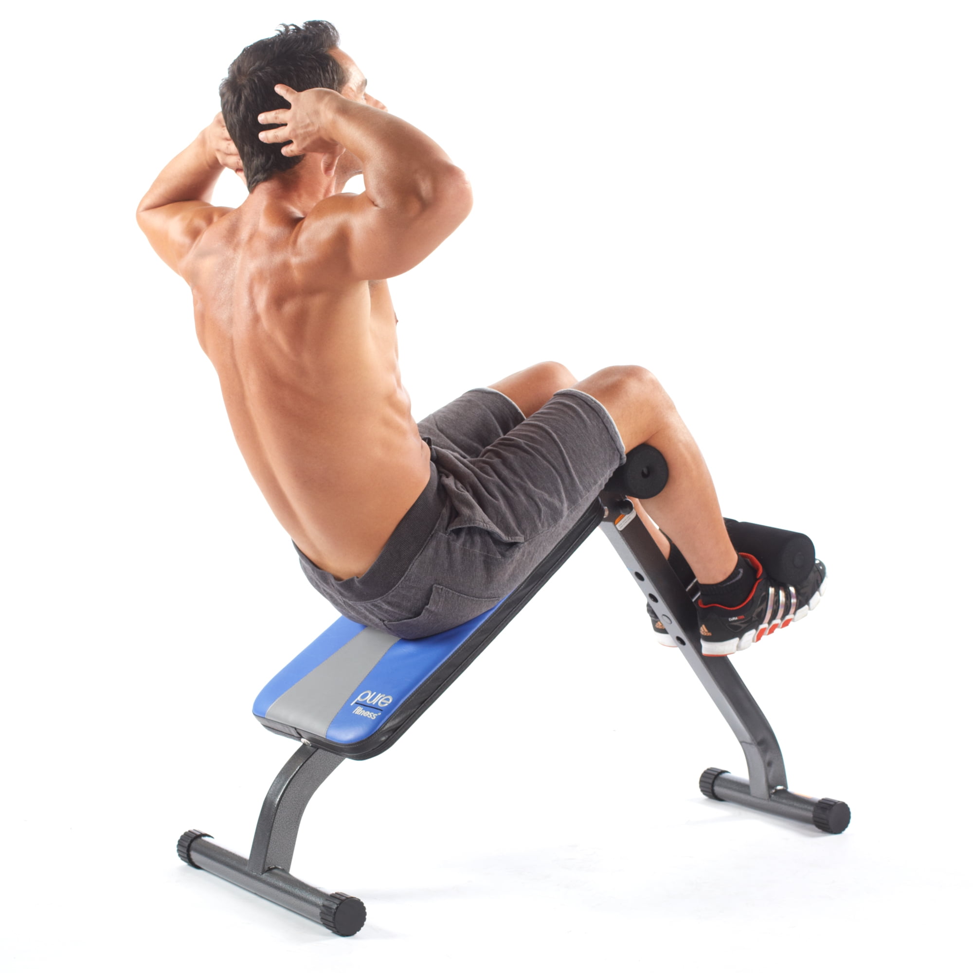 Pure Fitness Ab Crunch Sit Up Bench Walmartcom Walmartcom