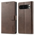 thumbnail image 2 of LC.IMEEKE Leather Case For Google Pixel 10,Premium PU Leather Flip Folio Wallet Case with Card Slot Magnetic Closure Shockproof Kickstand Protective Phone Cases Cover,Brown,For Google Pixel 10, 2 of 10