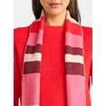 thumbnail image 5 of Time and Tru Women's Plus Ribbed Sweater and Stripe Scarf Set, 2 Piece, Sizes 1X-4X, 5 of 6
