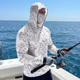 thumbnail image 6 of UPF 50+ Compression Hoodies for Men Long Sleeve Performance Fishing Hooded Shirt with Integrated Mask Outdoor Fishing Gear, 6 of 6
