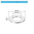 thumbnail image 2 of M10 Aluminum Spacers, 10 Pcs Metal Spacer Aluminum 10.5mm ID x 20mm OD x 1.5mm L for 3/8" M10 Screw Bolts, 2 of 5