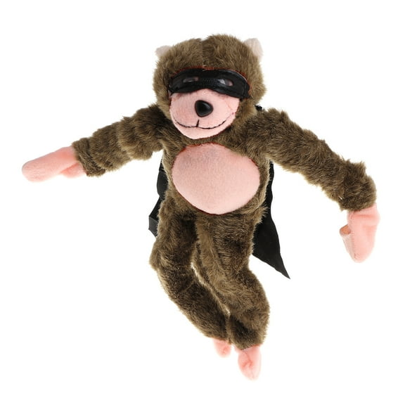 JZROCKER Flying Monkey Chicken Duck for Frog Cow Screaming Flying Slingshot Fun Plush Toy