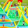 thumbnail image 4 of Parque Inflable WELLFUNTIME Azul con Doble Toboganes y Casa de Rebote, 4 of 7