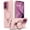 Pink, variant on For Motorola Moto G86 Power Case (Compatible With MagSafe) With Invisible Magnetic O-Ring Stand Military-Grade Shockproof Phone Case,Black,For Moto G86 Power