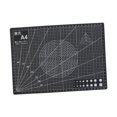 thumbnail image 1 of arctrm Cutting mat with grid, double-sided PVC table protector, versatile use for model black, 1 of 9