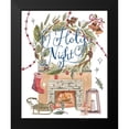 thumbnail image 2 of Wang, Melissa 12x14 Black Modern Framed Museum Art Print Titled - O Holy Night II, 2 of 5