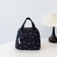 thumbnail image 4 of Weebloom Bow School Backpack With Lunch Box Pencil Case For Kids Girls Cute 3Pcs School Bags Set Large Capacity 3 Piece Cute Cartoon Travel Large Bookbag Middle High School College Black, 4 of 5