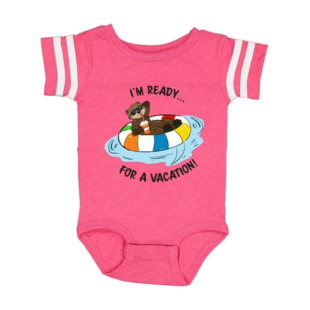 

Inktastic I m Ready For A Vacation Otter Gift Baby Boy or Baby Girl Bodysuit