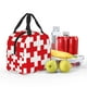 thumbnail image 5 of Easygdp Red Cross 1 Bolsa Térmica Premium - Tela Oxford Impermeable, Gran Capacidad, Bolsillo Frontal, Unisex para Trabajo, Escuela, Actividades al Aire Libre y Picnics, 5 of 8