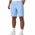 thumbnail image 3 of IhhxPro Big and Tall Men's Linen Athletic Shorts Cargo Men with Elastic Waist Quick Dry Multi Pocket Outdoor Casual Summer Loose Fit Lightweight Travel Hiking S-3XL, 3 of 8