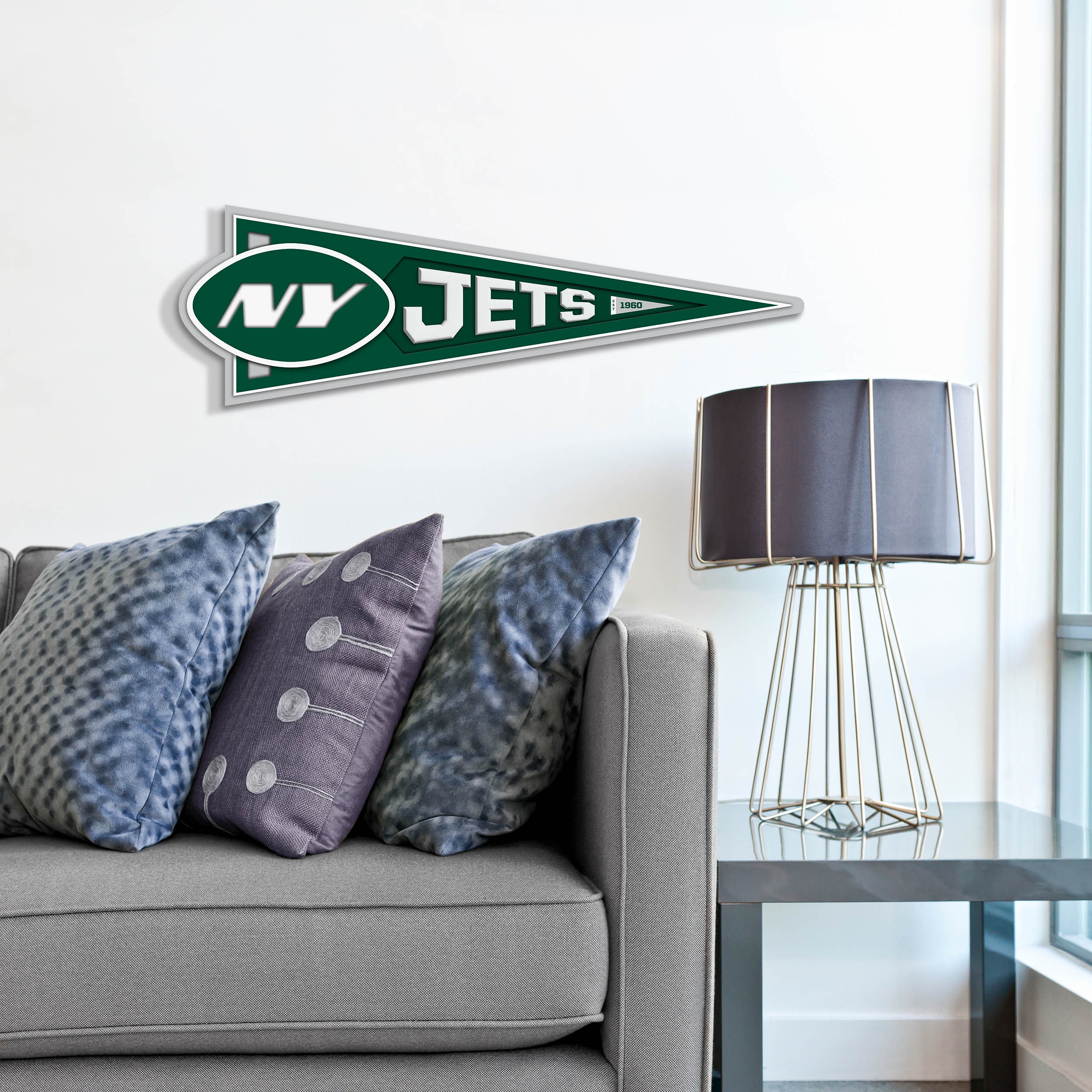 YouTheFan NFL New York Jets Pennant Sign