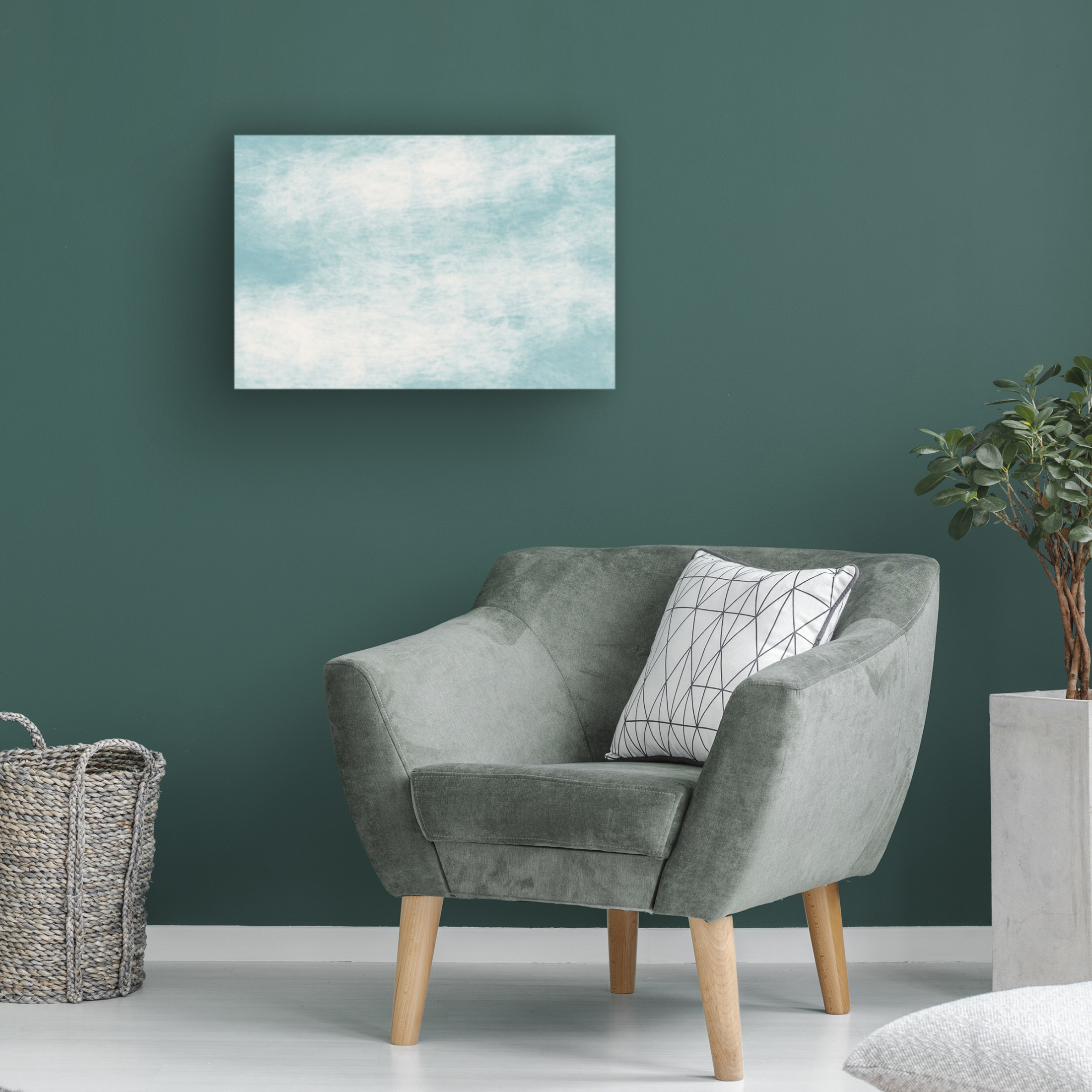 Trademark Fine Art Pictufy Studio II Abstract Blue Canvas Wall Art