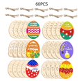 thumbnail image 4 of 60x Rebanadas de Huevos de Pascua Adorno de artesanía, Adornos de para adultos para colorear Regalos de manualidades para álbumes de, 4 of 9