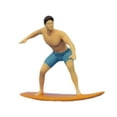 thumbnail image 5 of Almencla 1/64 Miniature Surfing Figure Collectibles Layout Props Painted Beach Surfer A, 5 of 8