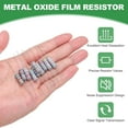thumbnail image 3 of 25 Pcs Résistance 62K Ohm, 3 Watts Résistance à 5 % Film d'Oxyde Métallique Résistance au Plomb Axial, Résistant aux Flammes pour Projets Électroniques DIY Circuits Expériences, 3 of 6