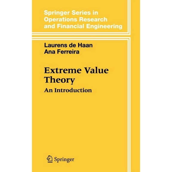 Springer Operations Research and Financi Extreme Value Theory: An Introduction, (Hardcover)