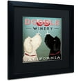 thumbnail image 2 of Trademark Fine Art "Doodle Wine" Canvas Art by Ryan Fowler, Black Matte, Black Frame, 2 of 4