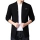 thumbnail image 1 of Gibobby Suéteres para hombre Suéter contra el Cuello Sudadera de Punto Cárdigan Chaqueta Deportiva con Cuello Alto(Negro,M), 1 of 5
