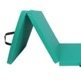thumbnail image 4 of Three Fold Folding Exercise Mat Adult Yoga Pad for Pilates Gymnastics Training Green Oxford Cloth, 4 of 8