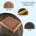 thumbnail image 2 of PETMAKER Dog Bed with Bolster, Nonslip Bottom, and Washable Cover (Brown), 2 of 6