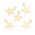 thumbnail image 4 of hengtong 3x50x Five Pointed Star Charms Decorative Jewelry Making for DIY Crafting Hats Gold, 4 of 9
