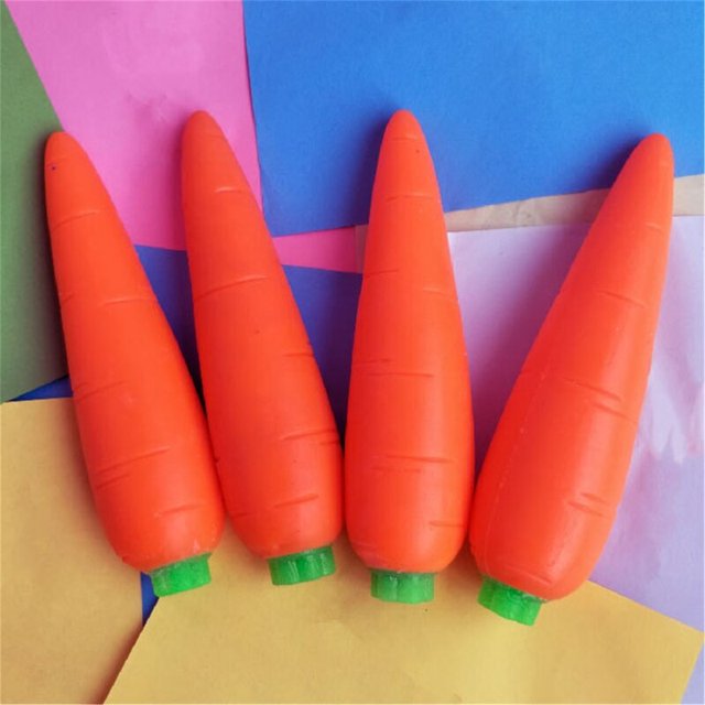 Banana Carrot Vegetable Squeeze Toy Novelty Toy Fidget Toy Stress Relief Not Squish Toy Kids New Toy heqiyong LED