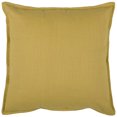 thumbnail image 1 of Coussin Décoratif Jaune 20 Po X 20 Po avec Détail de Bride, 1 of 1