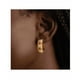 thumbnail image 4 of Pendiente Xtellar Aretes Dorados Con Zirconia Y Gemas Rojas, 4 of 4