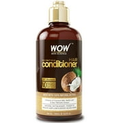 WOW Coconut Milk Hair Conditioner, Restore Dry, Frizzy, Tangled Hair to Stronger, Full, Shiny Hair, Stimulate Hair Growth, Paraben, Salt, Sulfate Free, All Hair Types, Adults and Children, 500 ml