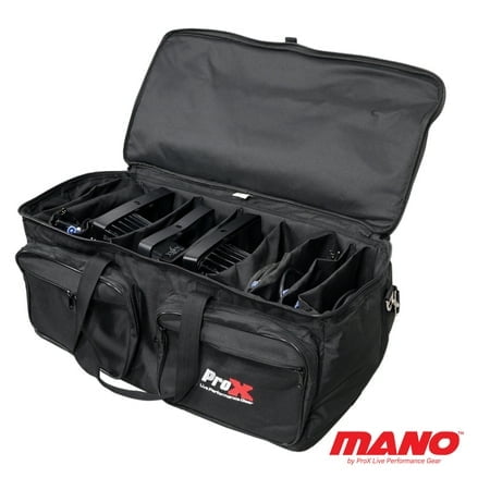 MANO Grand Sac de Transport Utilitaire avec Séparateurs d'Organisation pour Câbles Éclairage LED et Plus
