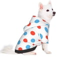 thumbnail image 2 of Balery Red Blue Polka Dots Sudadera con Capucha para Perros Pequeños – Ropa para Mascotas, Disfraz para Perros y Gatos, Ideal para Fiestas y Cosplay-Medium, 2 of 7