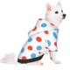 thumbnail image 2 of Fotbe Red Blue Polka Dots Sudadera con Estampado para Perros Pequeños – Suéter con Capucha para Mascotas, Tela Suave de Forro Polar con Bolsillo-X-Small, 2 of 7