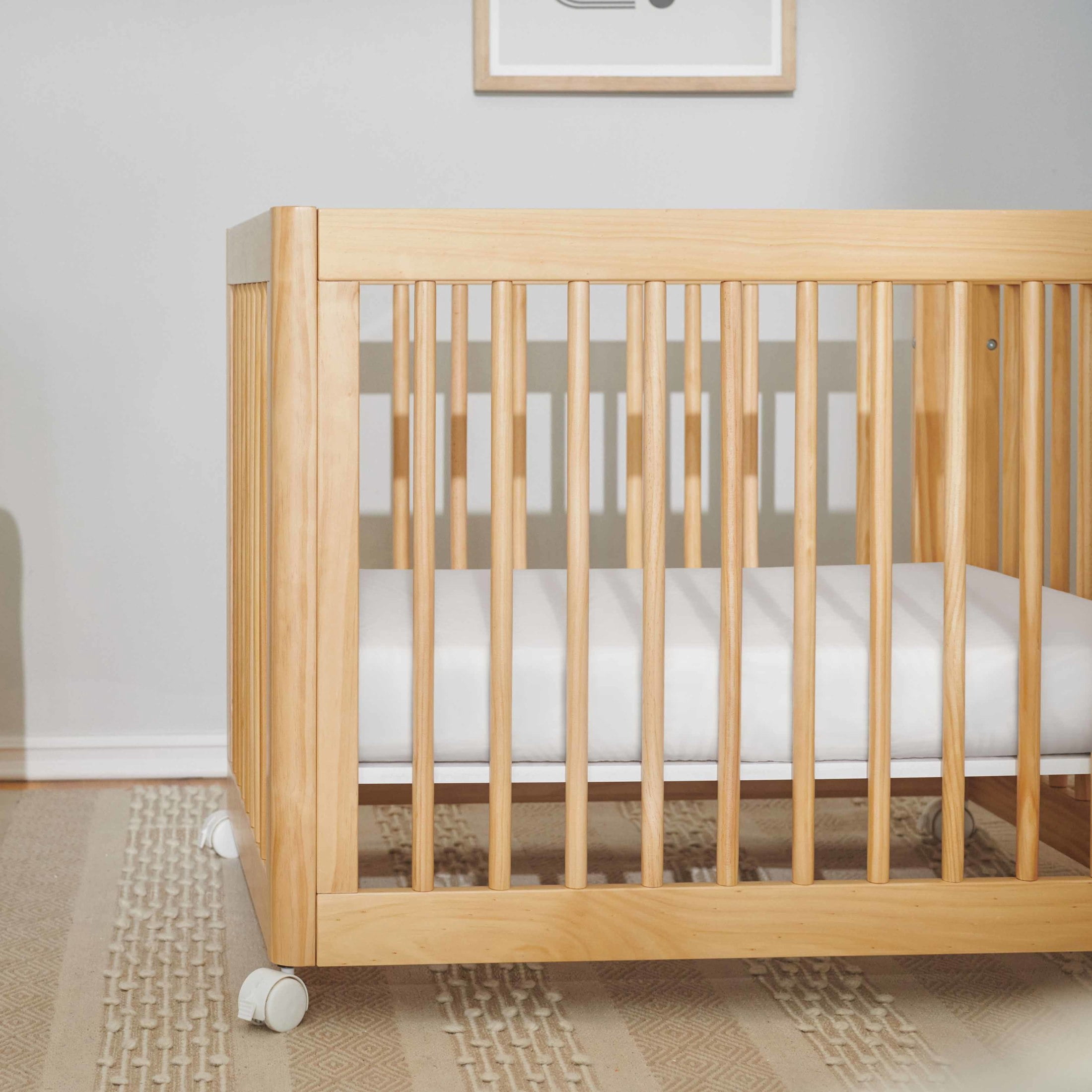 Babyletto All-Stages Midi Crib Sheet in GOTS Certified Organic Muslin Cotton