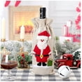 thumbnail image 2 of Harpily Wine Bottle Bags Set Of 4 Christmas Wine Bottle Cover Bags Burlap Wine Bottle Bags With Drawstring Christmas Wine Giftss Bags Reusable Burlap Wine Bags Christmas Wine Bottle Decoration, 2 of 4
