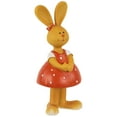 thumbnail image 4 of Northlight Bunny Girl in Polka Dot Dress Easter Outdoor Garden Statue - 8", 4 of 6