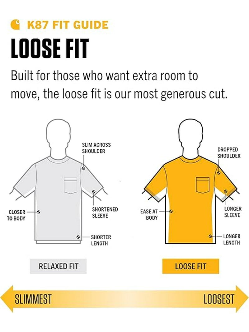 Carhartt Men's Loose Fit Heavyweight Short-Sleeve Pocket T-Shirt