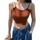thumbnail image 1 of Txlixc Camisola de punto acanalado para mujer, correa de espagueti con dobladillo irregular Txlixc Sexy, 1 of 7