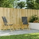 thumbnail image 3 of Mesa de patio plegable VidaXL redonda de bambú Ø45 cm para exteriores, 3 of 9