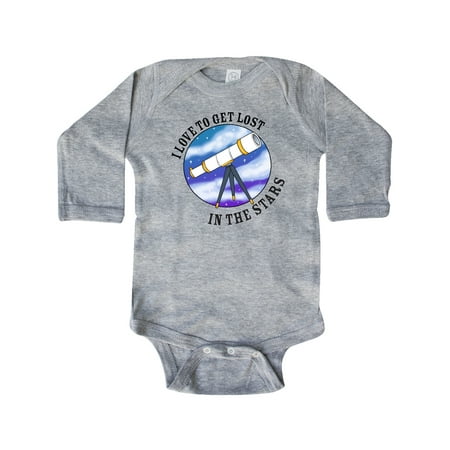 

Inktastic I Love to Get Lost in the Stars Gift Baby Boy or Baby Girl Long Sleeve Bodysuit