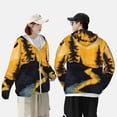 thumbnail image 5 of Picia Sunset River Pine Trees Women's Men's UPF 50+ Sun Protection Hoodie Shirt Long Sleeve SPF Fishing Outdoor UV Hiking Lightweight Shirts-Medium, 5 of 9